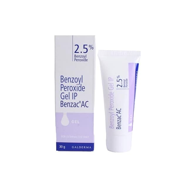 BENZAC AC 2.5% - Tube of 30 g Gel